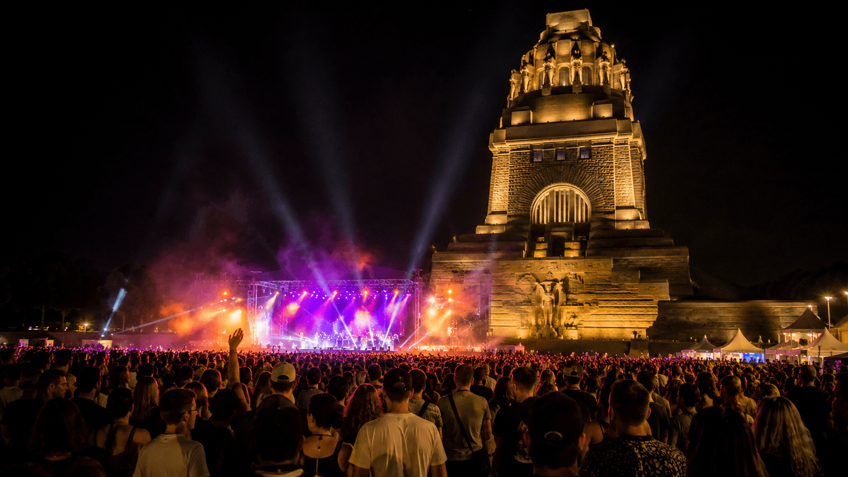 Live-Konzert in Leipzig vor dem Völkerschlachtdenkmal